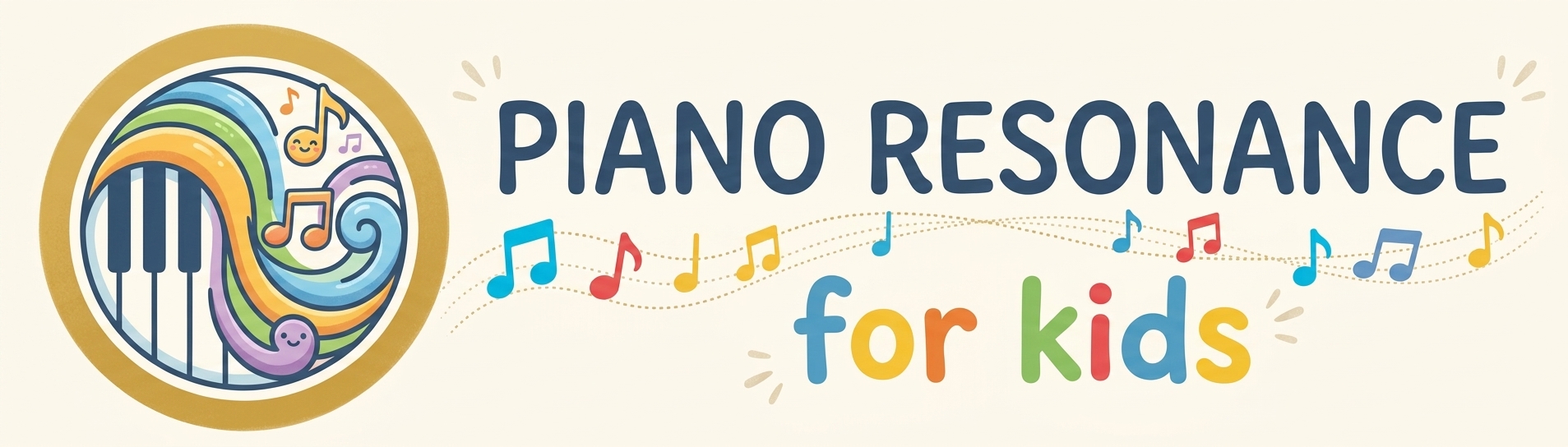logo d'un cours de piano en ligne pour enfant
